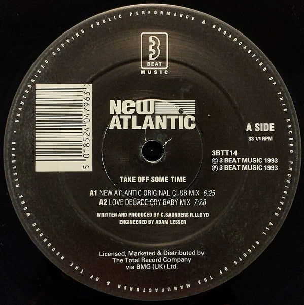 New Atlantic : Take Off Some Time (12")