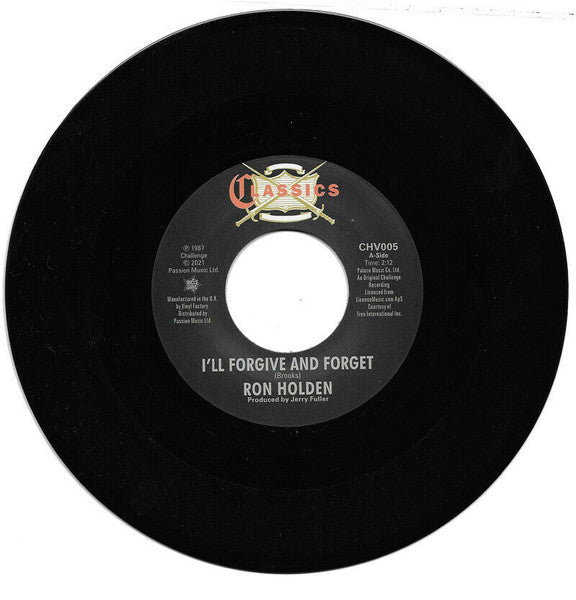 Ron Holden / Jerry Fuller : I'll Forgive And Forget / Double Life (7", RE)