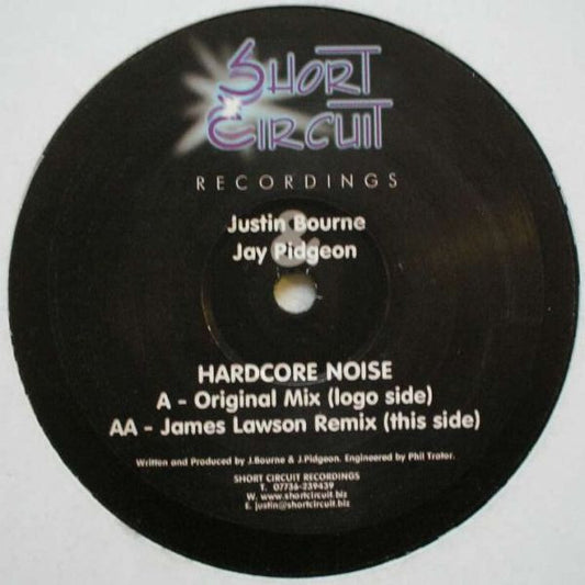 Justin Bourne, Jay Pidgeon : Hardcore Noise (12")