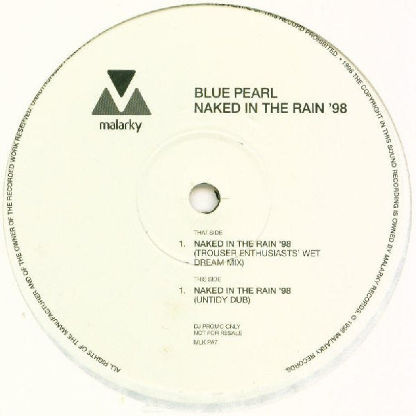 Blue Pearl : Naked In The Rain ’98 (2x12", Promo)