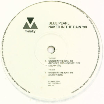 Blue Pearl : Naked In The Rain ’98 (2x12", Promo)