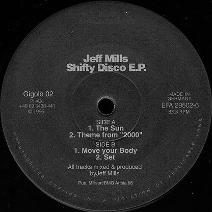 Jeff Mills : Shifty Disco E.P. (12", EP)