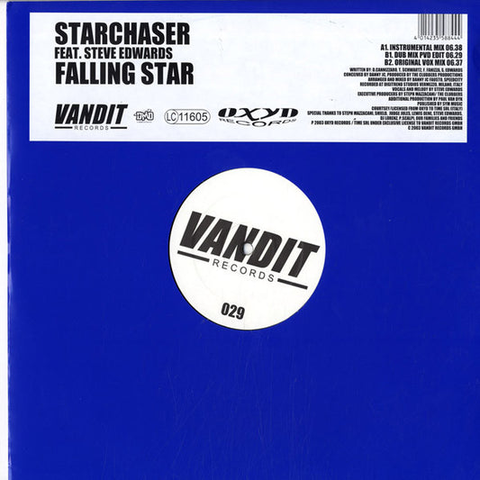 Starchaser Feat. Steve Edwards : Falling Star (12")