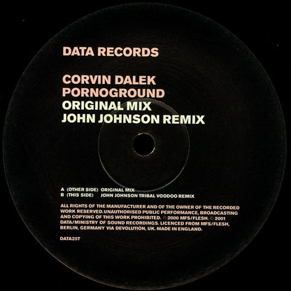 Corvin Dalek : Pornoground (12")