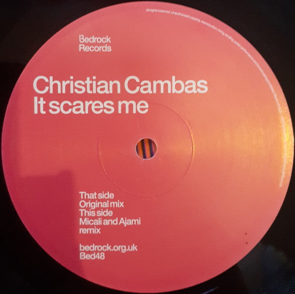 Christian Cambas : It Scares Me (12")