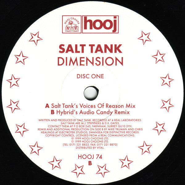 Salt Tank : Dimension  (12", Promo, 1/2)