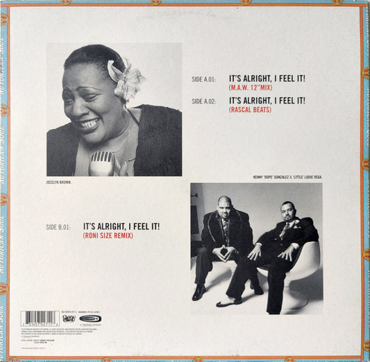 Nuyorican Soul Featuring Jocelyn Brown : It's Alright, I Feel It! (A.M.) (12")