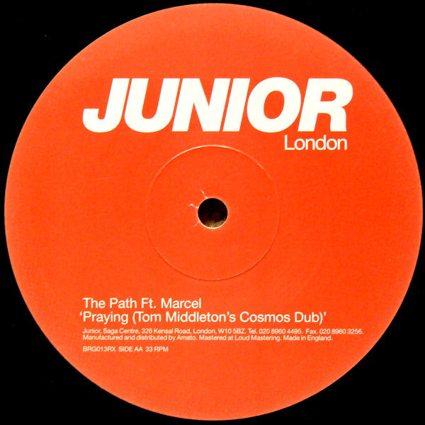 The Path Feat. Marcel* : Praying (Tom Middleton Remixes) (12")