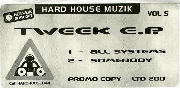 Tweek : Tweek E.P. Vol. 5 (12", EP, Ltd, Promo, W/Lbl)