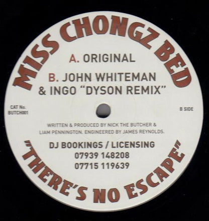 Miss Chongz Bed : There's No Escape (12")
