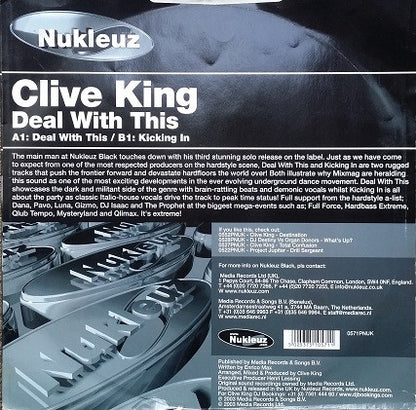 Clive King : Deal With This / Kicking In (12")