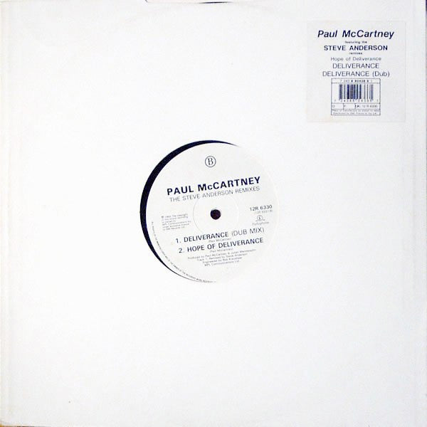 Paul McCartney : Deliverance (The Steve Anderson Mixes) (12")