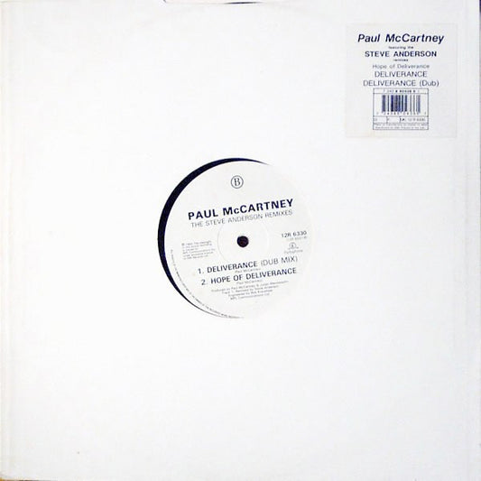 Paul McCartney : Deliverance (The Steve Anderson Mixes) (12")