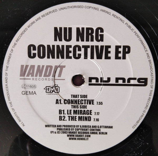 Nu NRG : Connective EP (12", EP)