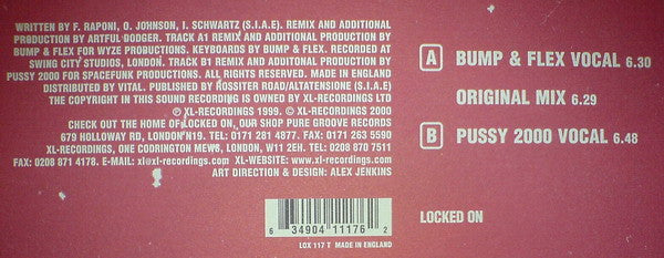 Artful Dodger And Romina Johnson : Movin Too Fast (Original Mix And New Mixes By Pussy 2000 And Bump & Flex) (12")
