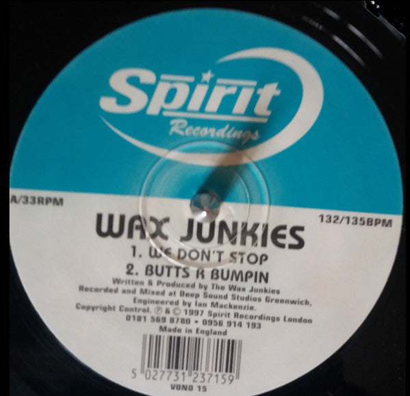 Wax Junkies : Wax Junkies EP (12", EP)