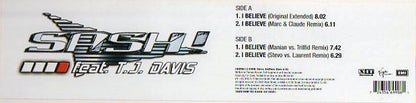 Sash! Feat. T.J. Davis* : I Believe (12")