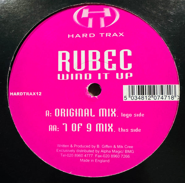Rubec : Wind It Up (12")