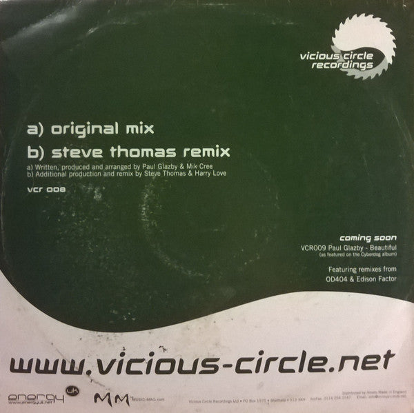 Paul Glazby & Dynamic Intervention : Locked Up (12")