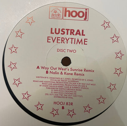 Lustral : Everytime (12", Promo, 2/3)