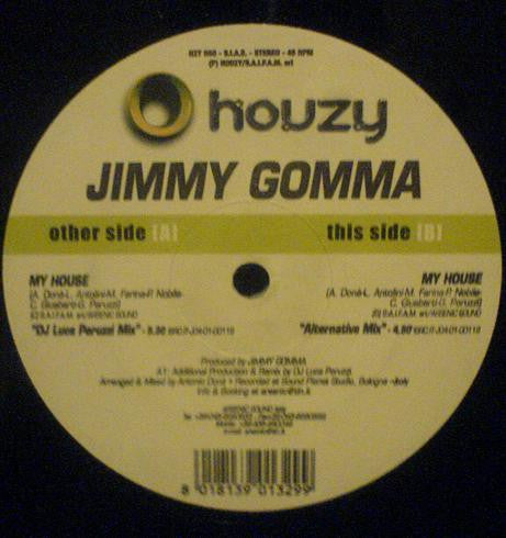 Jimmy Gomma : My House (12", RE)