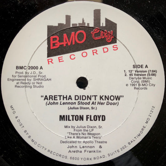 Milton Floyd : Aretha Didn't Know (12")