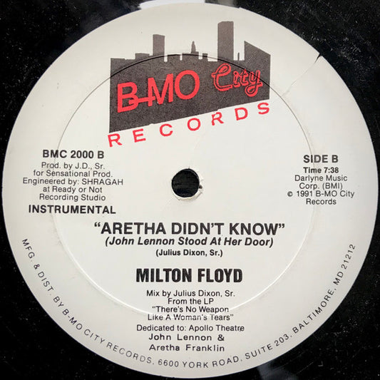 Milton Floyd : Aretha Didn't Know (12")