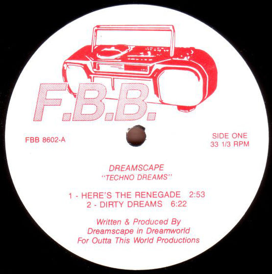 Dreamscape (2) : Techno Dreams (12", Unofficial)