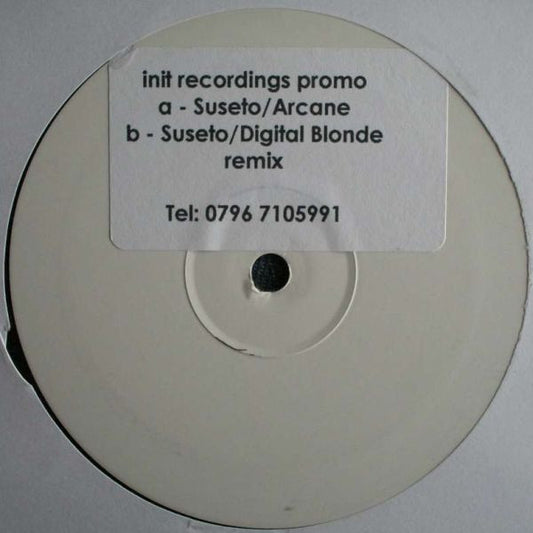 Suseto : Arcane (12", Promo, W/Lbl, Sti)