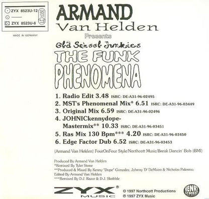 Armand Van Helden Presents Old School Junkies : The Funk Phenomena (Pt. 2) (CD, Maxi)