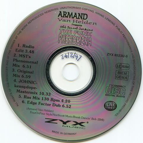 Armand Van Helden Presents Old School Junkies : The Funk Phenomena (Pt. 2) (CD, Maxi)