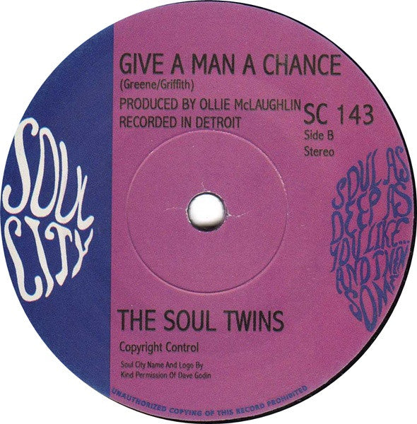 The Soul Twins : Quick Change Artist (7", Single, RE)