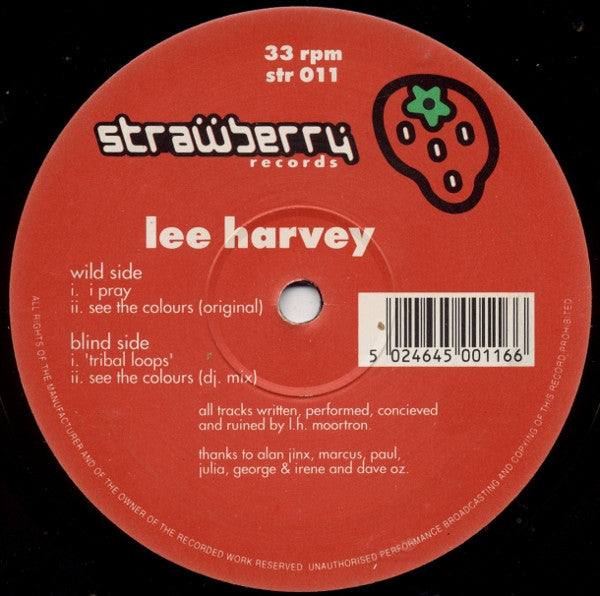 Lee Harvey (3) : I Pray / See The Colours (12")
