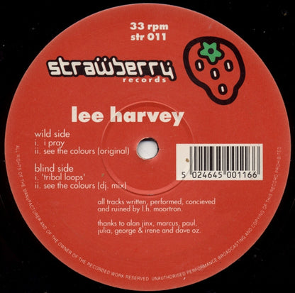 Lee Harvey (3) : I Pray / See The Colours (12")