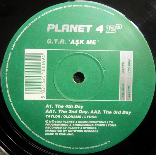 G.T.R. : Ask Me (12")