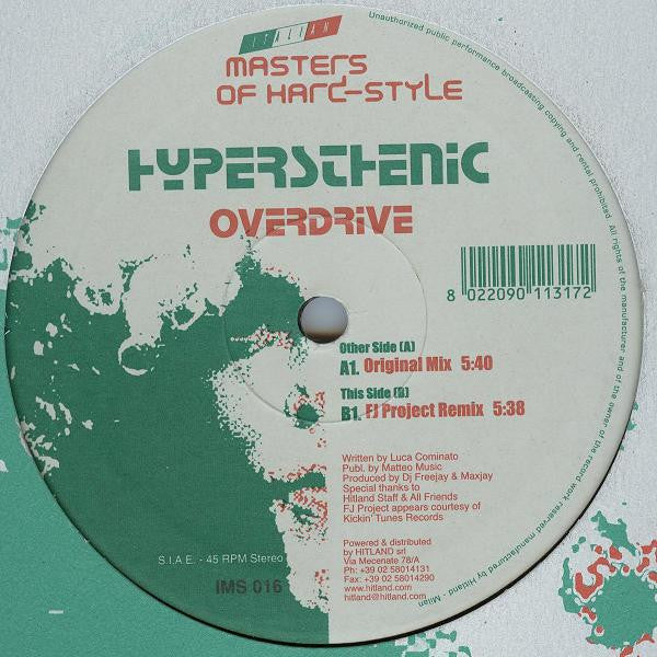 Hypersthenic : Overdrive (12")