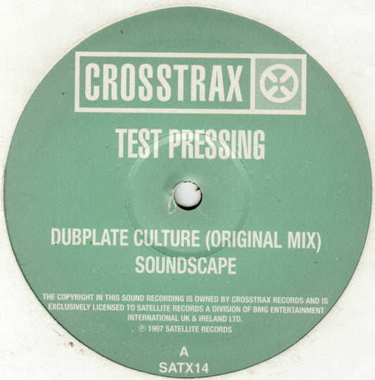 Soundscape (6) : Dubplate Culture (12", TP)