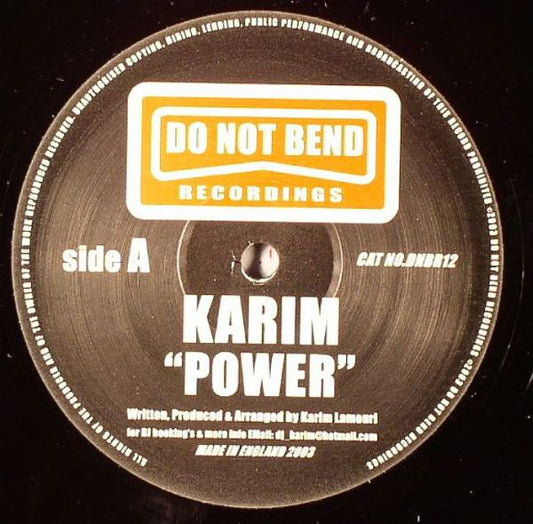 Karim* : Power / Columbia (12")