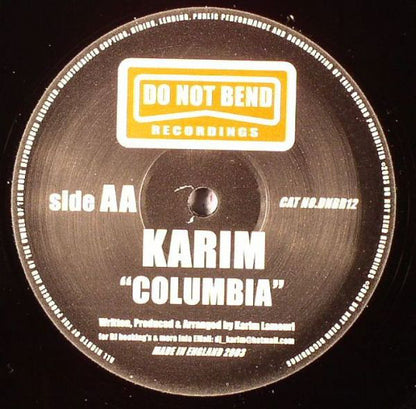 Karim* : Power / Columbia (12")