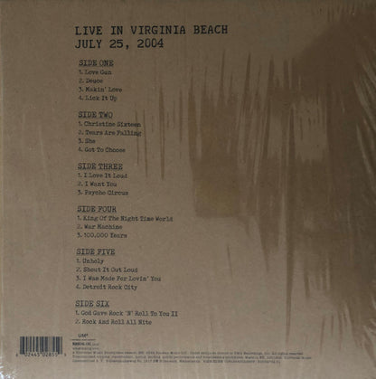 Kiss : Off The Soundboard Live In Virginia Beach July 25, 2004 (3xLP, 180)