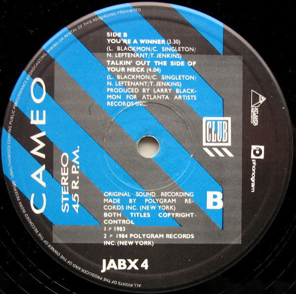 Cameo : Hangin' Downtown (12")