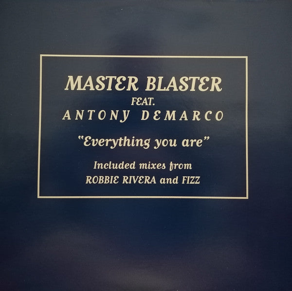 Master Blaster (5) Feat. Antony Demarco : Everything You Are (12")