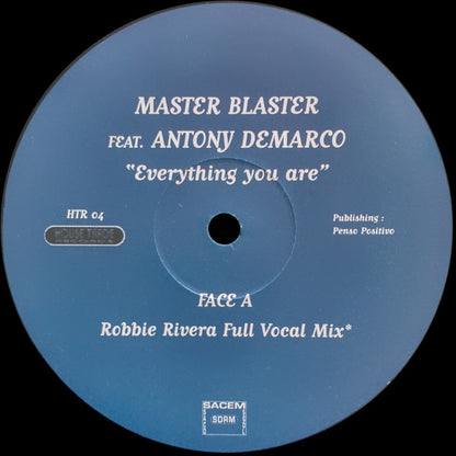 Master Blaster (5) Feat. Antony Demarco : Everything You Are (12")