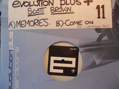 Plus System : Memories / Come On (Sy & Unknown Remix) (12")