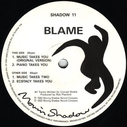 Blame : Music Takes You (12")