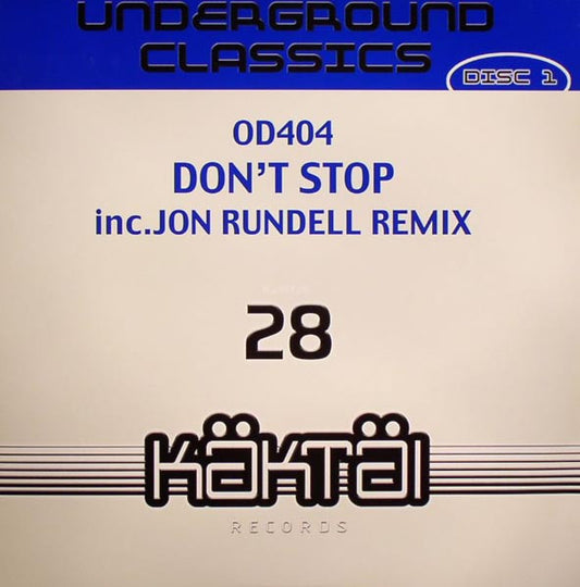 OD404 : Underground Classics (Disc 1) (12")