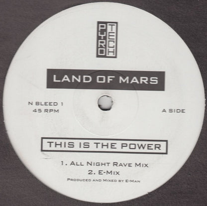 Land Of Mars : This Is The Power (12")