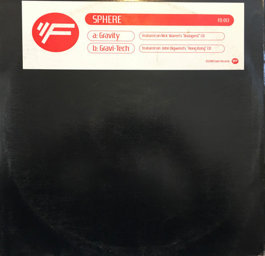Sphere : Gravity / Gravi-Tech (12", Bla)