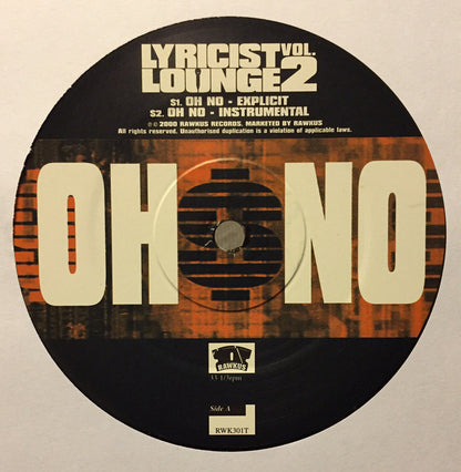 Mos Def, Nate Dogg & Pharoahe Monch / Cocoa Brovaz : Oh No / Get Up (12")