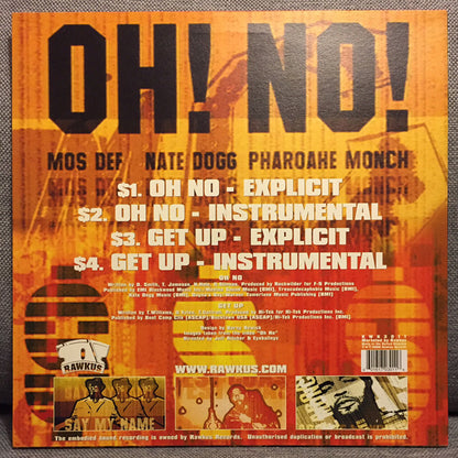 Mos Def, Nate Dogg & Pharoahe Monch / Cocoa Brovaz : Oh No / Get Up (12")